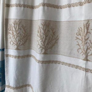 Tenda Sarda in cotone "disegno coralli"