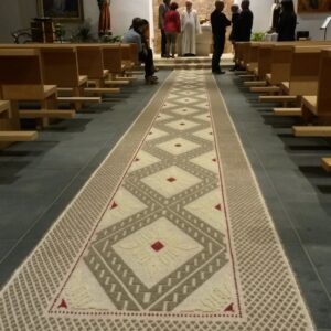 Passatoia per chiesa disegno "Rombo doppio"