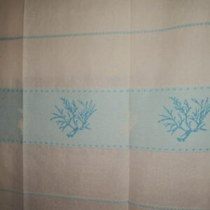 Tenda Sarda in cotone e lino "Disegno Coralli"